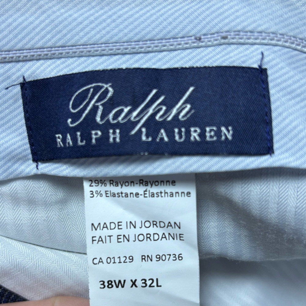 Ralph Lauren Dress Pants Men’s 38x32 Blue Pleated